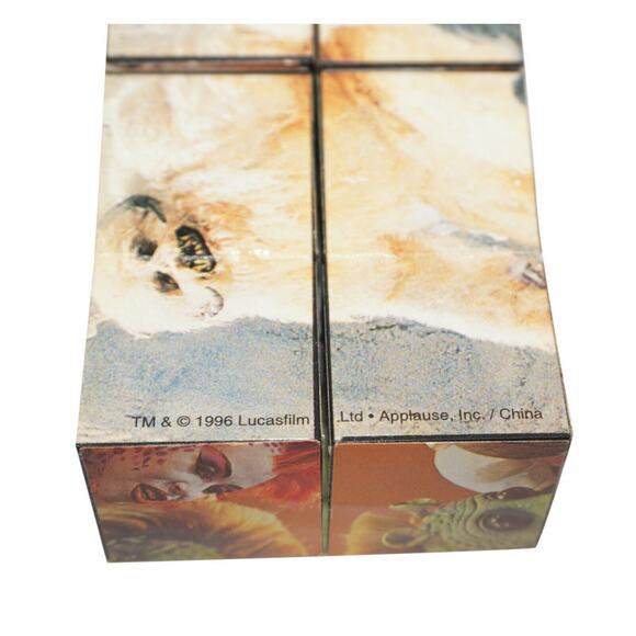 Star Wars Cube Promo Taco Bell Meal Toy - Trilogy 2" Puzzle Picture Game 1996 - Picture 8 of 8